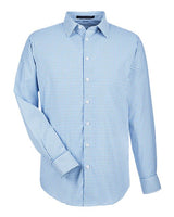 Men's CrownLux Performance Micro Windowpane Woven Dress Shirt