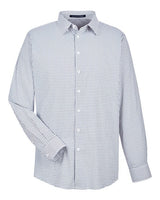 Men's CrownLux Performance Micro Windowpane Woven Dress Shirt