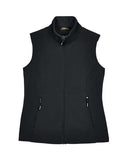 CORE365 Women's Cruise Two-Layer Fleece Bonded Soft Shell Vest
