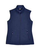 CORE365 Women's Cruise Two-Layer Fleece Bonded Soft Shell Vest