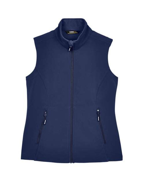 CORE365 Women's Cruise Two-Layer Fleece Bonded Soft Shell Vest
