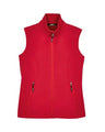 CORE365 Women's Cruise Two-Layer Fleece Bonded Soft Shell Vest