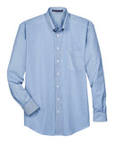 Devon & Jones Men's Crown Collection Banker Stripe Woven Dress Shirt