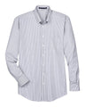 Devon & Jones Men's Crown Collection Banker Stripe Woven Dress Shirt