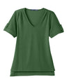 Devon & Jones Women's CrownLux Performance Plaited Rolled Sleeve Shirt