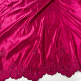 Beaded Bridal Lace Fabric on Satin