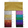 Majestic Lame Metallic Polyester Fabric - Aqua, Black, Fuchsia, Gold, Kelly, Lilac, Orange, Peacock, Platinum, Purple, Red, Royal, Scarlet, Silver, 54" Width (1 Yard)