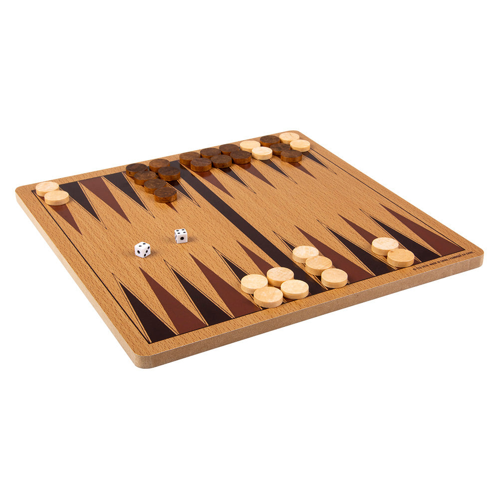 Wooden Backgammon 10" (1 Box)