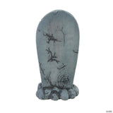 11" Light-Up LED Tombstone with Skull Blow Mold Halloween Decoration