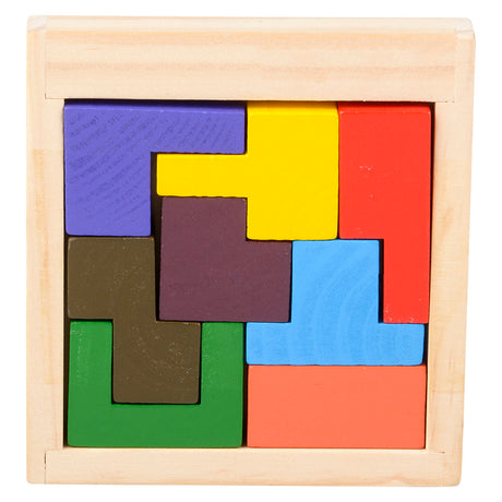 Wooden Tangram Puzzles (24 Pc Display)