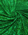 Stretch Sequin on Velvet Emerald Green