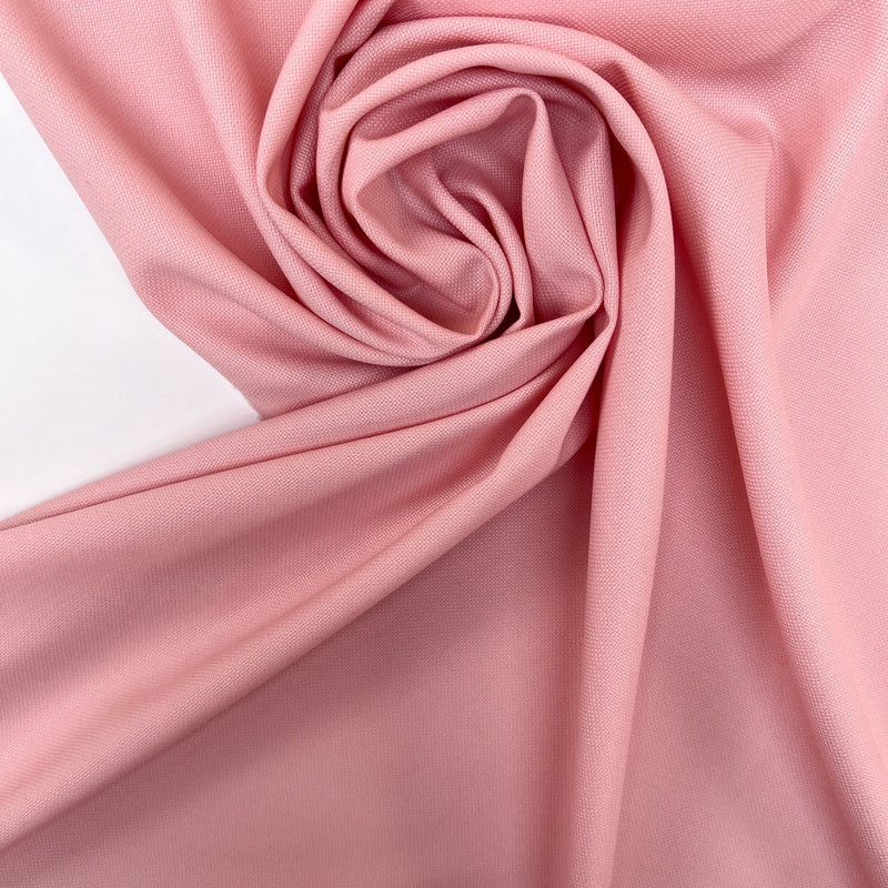 Pink Virgin Wool Elastane Suit Fabric
