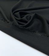 Black Jacquard Polyamide Suiting Fabric