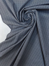 Polyamide Elastane Crepe Printed Blue White