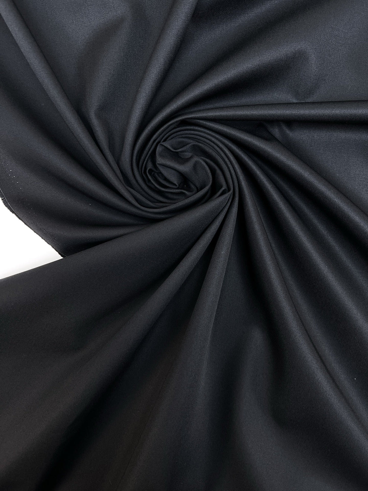 Cotton Gabardine Fabric Black