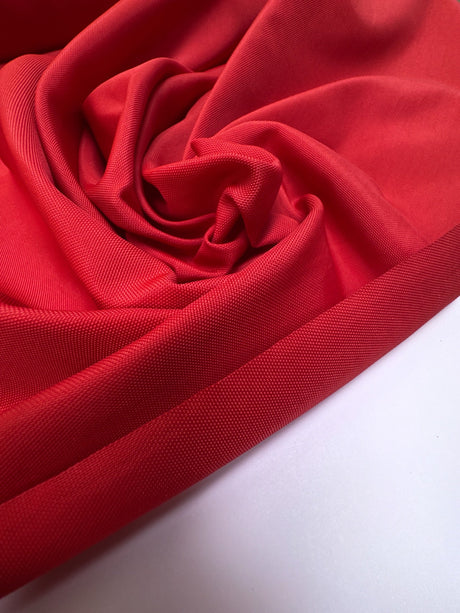 Red Polyamide Woven Fabric