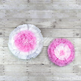 12",16" Tissue Starburst Flowers-2 Pcs/Set (Pink)