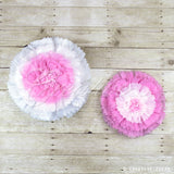 12",16" Tissue Starburst Flowers-2 Pcs/Set (Pink)