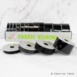 12 Rolls Satin Ribbons Multiple Size & Put-Up (Black)