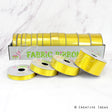 12 Rolls Satin Ribbons Multiple Size & Put-Up (Daffodil)