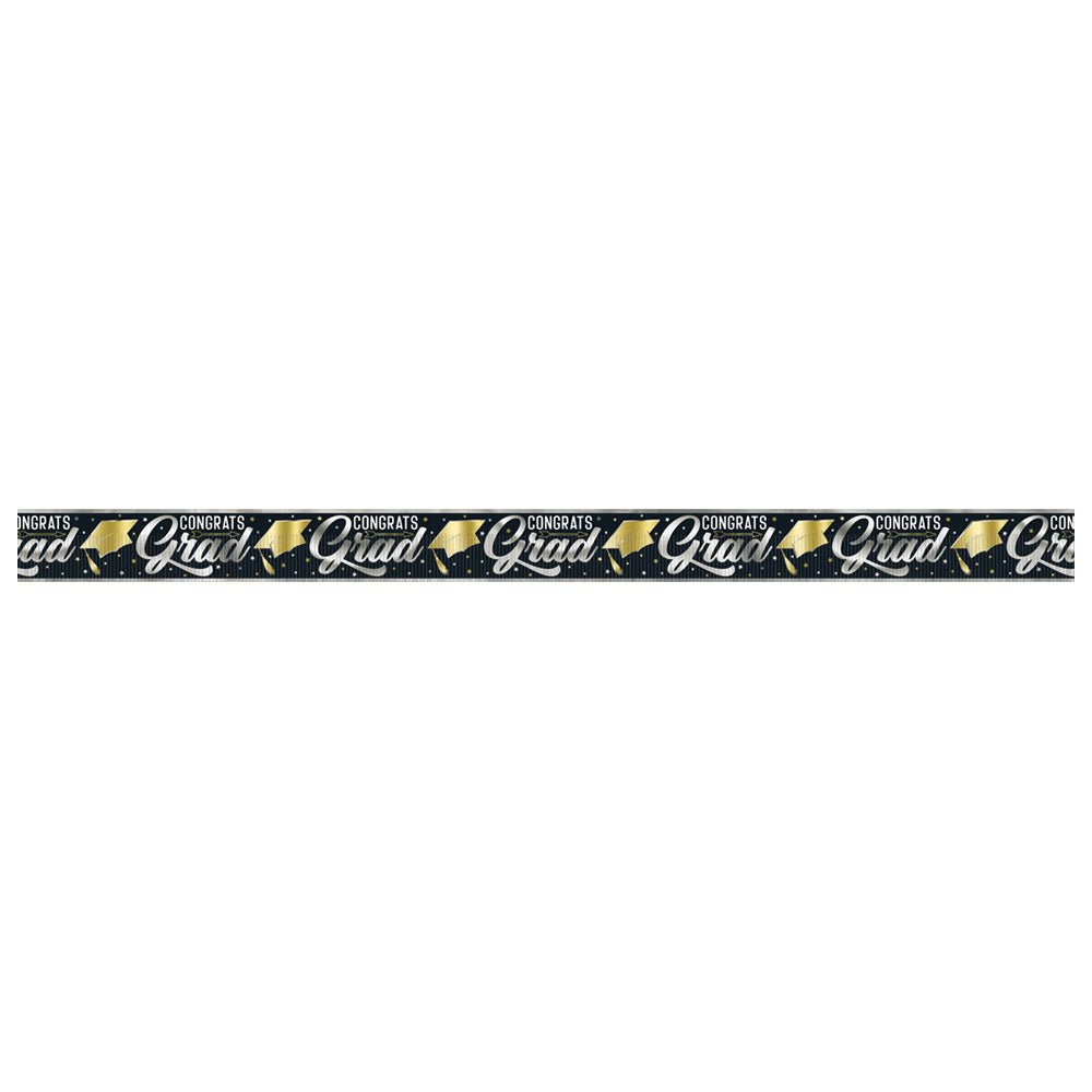 Gold Foil Fringe Congrats Grad Banner