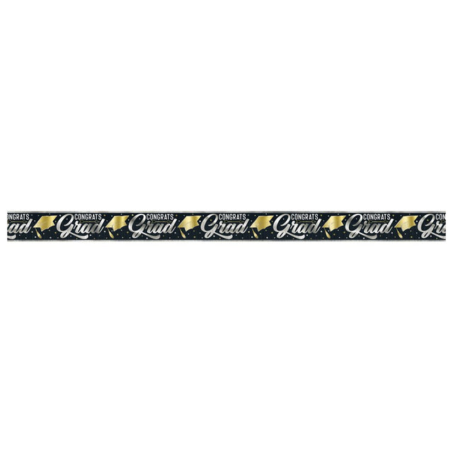 Gold Foil Fringe Congrats Grad Banner