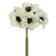 Silk Flowers White Anemone Bouquet