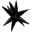 Foil Balloon Black Mini Starburst