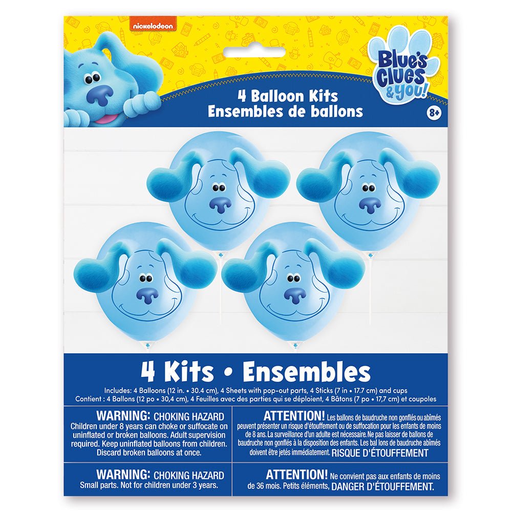 Blue's Clues Balloon Kits 12 Inch 4 Pack