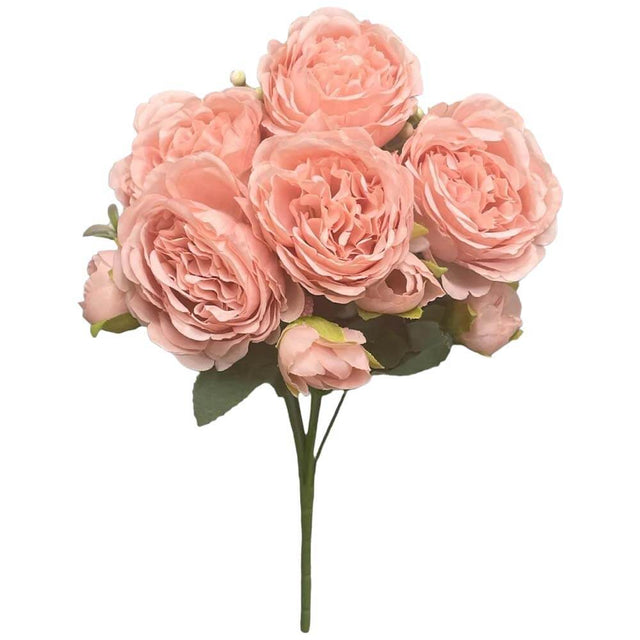 Silk Flowers Deluxe Peony Bush Mauve