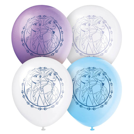 Frozen Latex Balloons 8 Pack