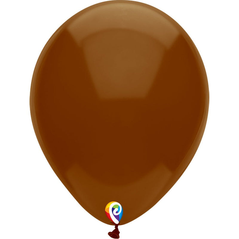 Latex Balloons Cocoa Brown 12 Inch