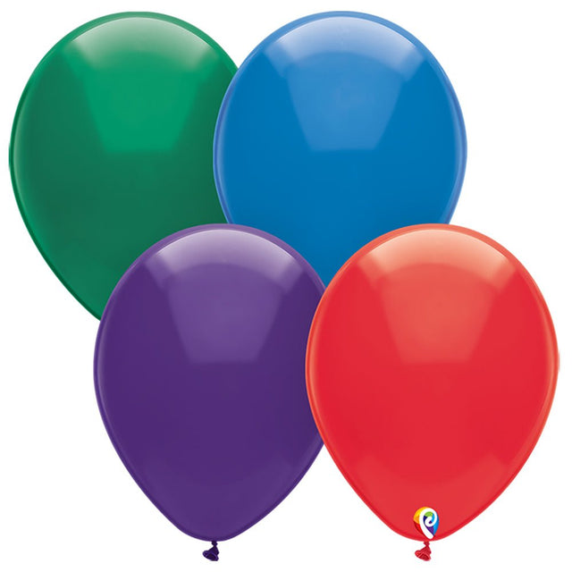 Latex Balloons Crystal Assortment 12 Inch
