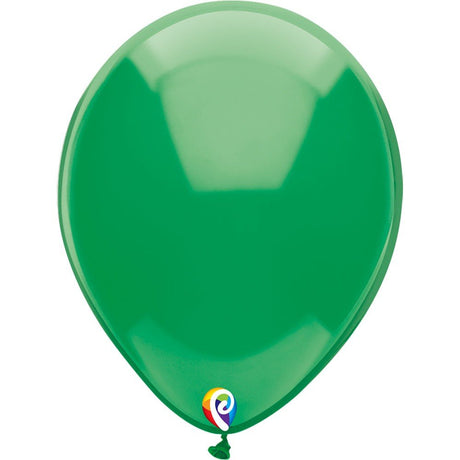 Latex Balloons 12 Inch Crystal Green