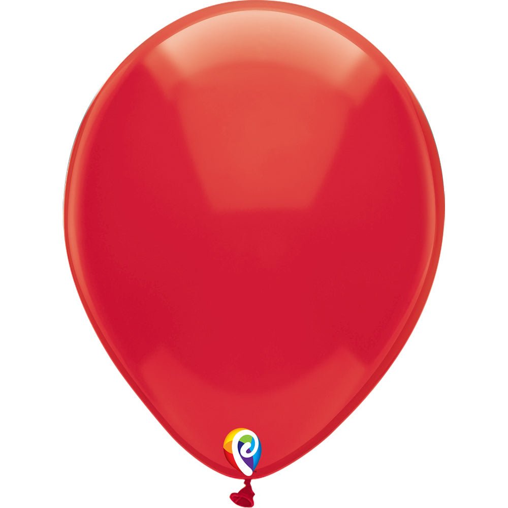 Latex Balloons 12 Inch Crystal Red