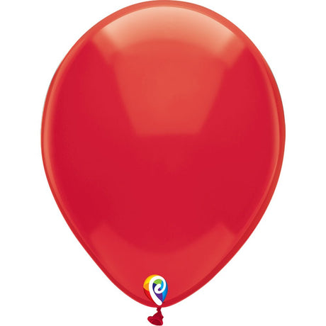 Latex Balloons 12 Inch Crystal Red