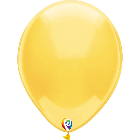 Latex Balloons Funsational Crystal Yellow