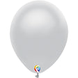 Latex Balloons Metallic Silver 12 Inch