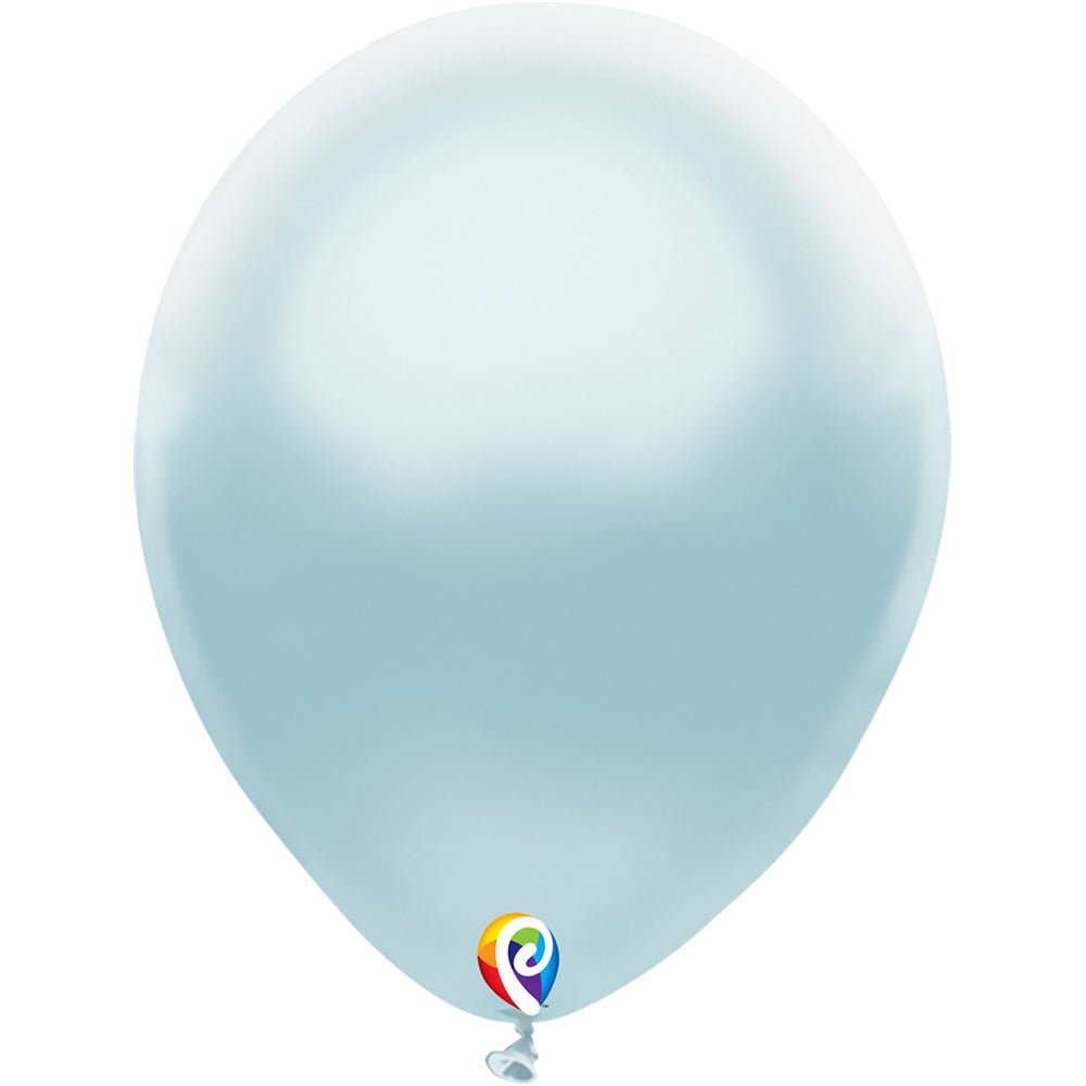 Latex Balloons 12 Inch Pearl Baby Blue