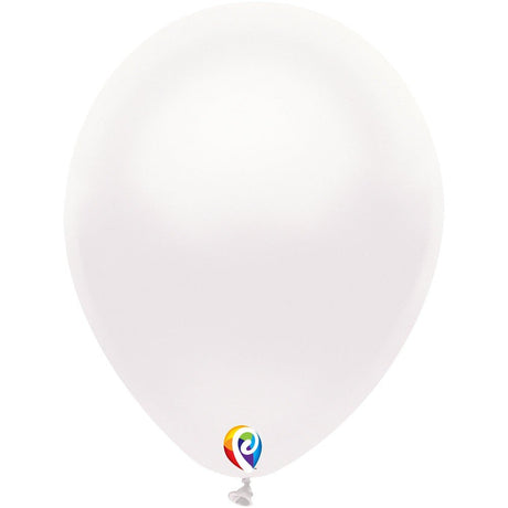 Latex Balloons Pearl White