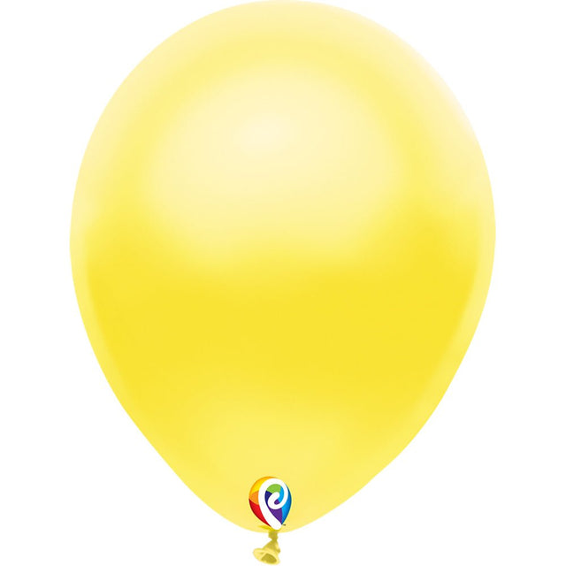 Latex Balloons Funsational Pearl Yellow