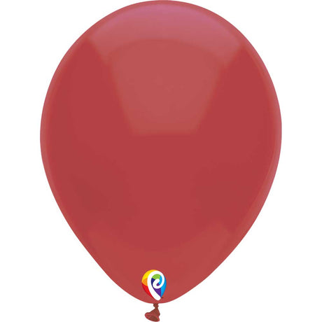 Latex Balloons 12 Inch Funsational Vintage Muted Merlot