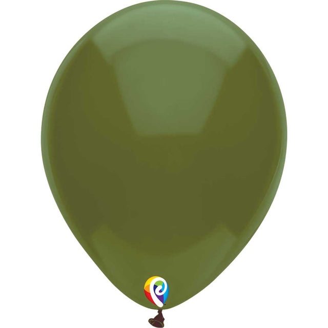 Latex Balloons Vintage Olive 12 Inch