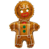 Gingerbread Man Foil Balloon 12 Inch