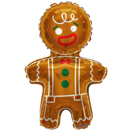 Gingerbread Man Foil Balloon 12 Inch