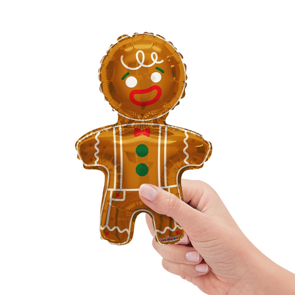 Gingerbread Man Foil Balloon 12 Inch