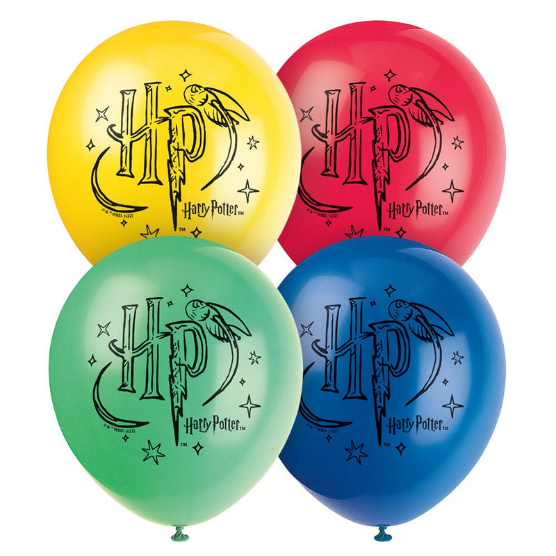 Harry Potter Latex Balloons 12 Inch 8 Pack
