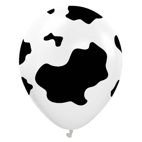 Latex Balloons 12 Inch Country Cow