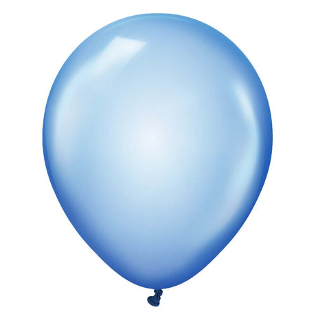 Latex Balloons Crystal Blue 12 Inch