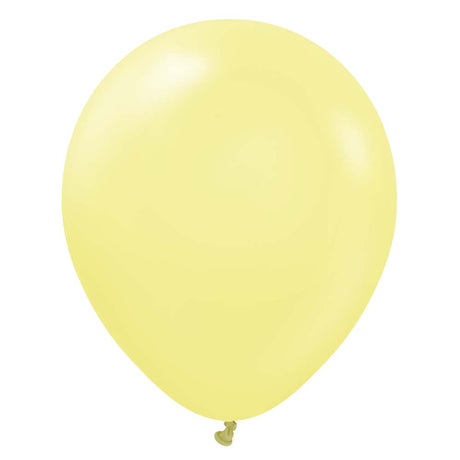 Latex Balloons 12 Inch Kalisan Macaron Yellow